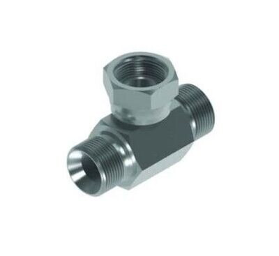 BSP Tee Male - Male - Female Swivel