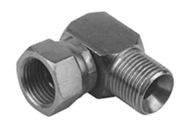 90° Compact Elbow Male-Female Swivel 1/2 BSP Forged Body Stainless Steel