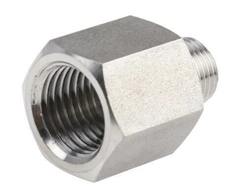 Straight Connector Male-Female Fixed 1/2 BSP x 1 BSP
