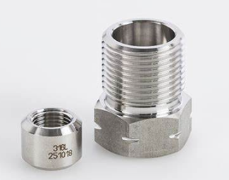 9/16 High Pressure Nut and Collar  60,000 psi. Stainless Steel