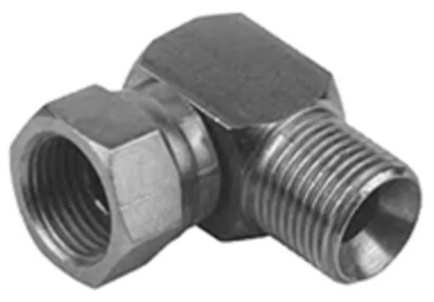 BSP 90° Compact Elbow Male - Female Swivel