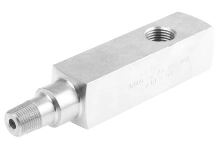3/8" NPT Gauge Mounting Block, 700 Bar