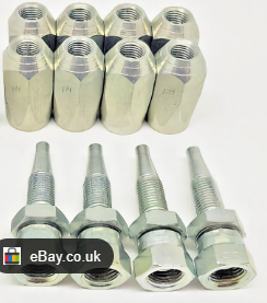 7/16 JIC FEM STR X 3/16 INSERT. RE-USABLE C/W FERRULE