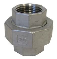 1 1/2" NPT FEM/FEM UNION, STAINLESS STEEL, 150LB