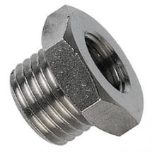 3/4" BSP MALE X 1/4" BSP FEM REDUCER, STAINLESS STEEL