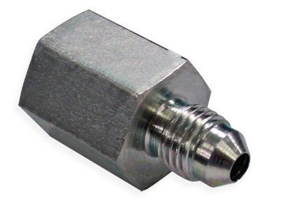 Straight Connector Male-Female Fixed 7/16 JIC X 3/8 BSP