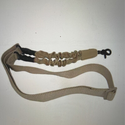 ONE POINT BUNGEE SLING WITH QD SNAP HOOK (DESERT TAN)
