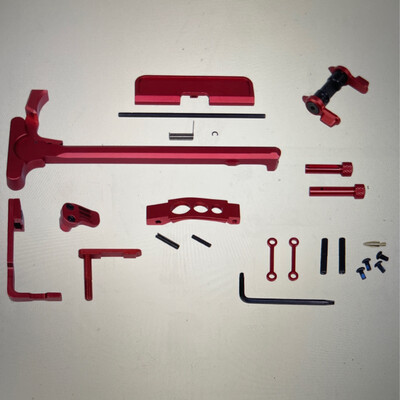 AR-15 ACCENT KIT (ANODIZED RED)