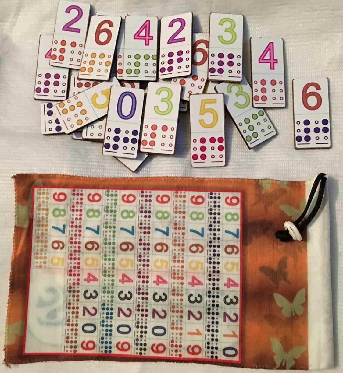 Dominó Braille e Números Supereficiente 0-10