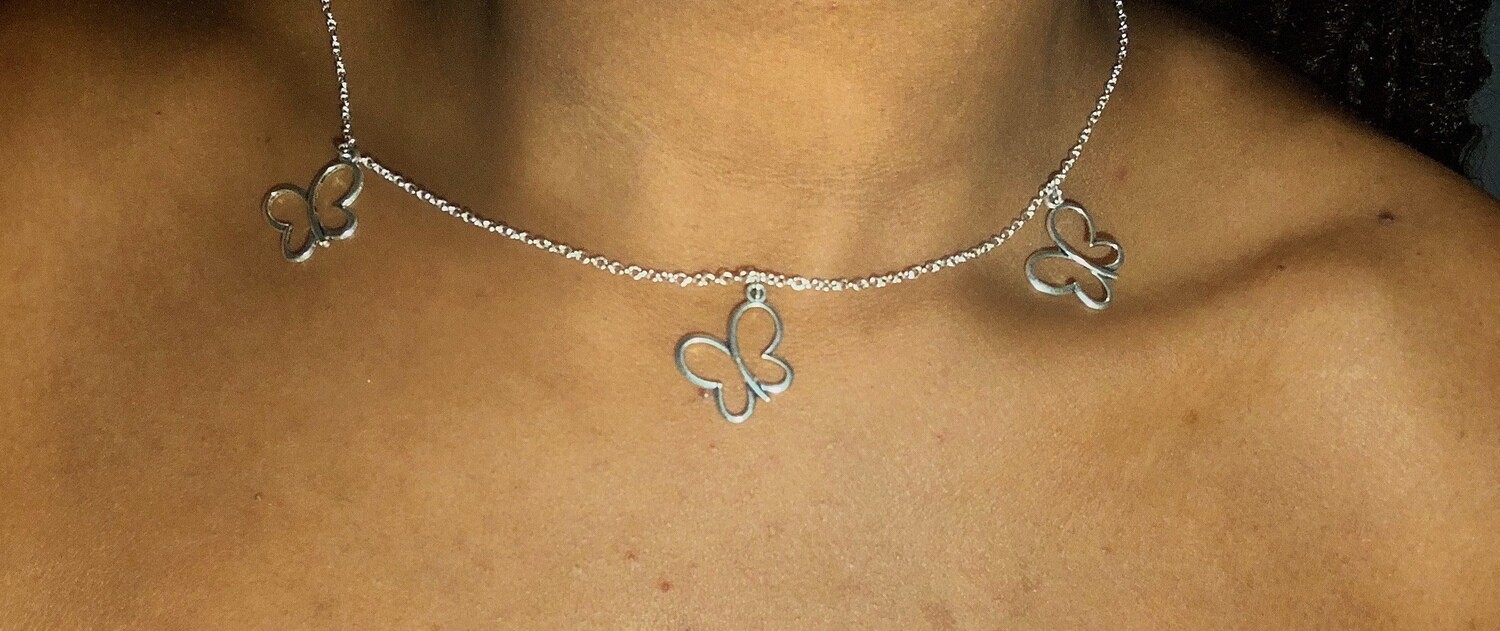 Necklace, Three Charms