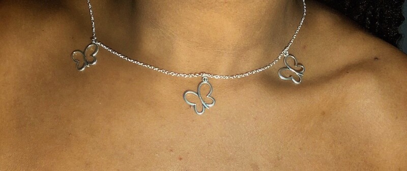 Necklace, Three Charms