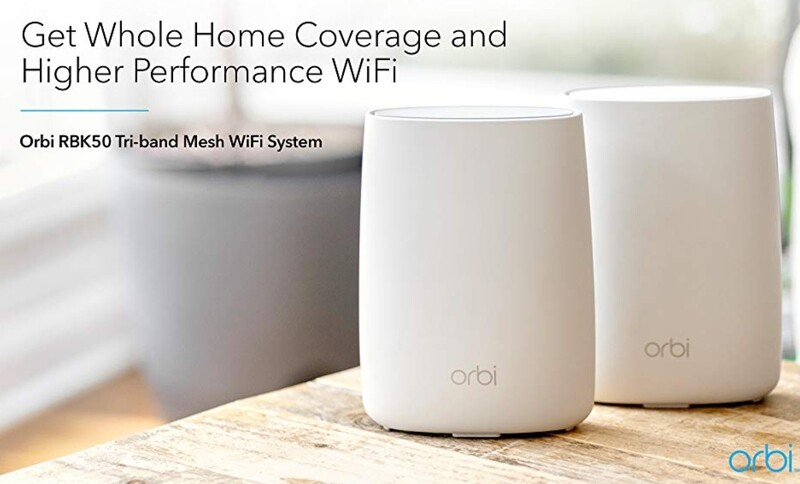 Netgear ORBI AC3000 Mesh WiFi System - RBK50