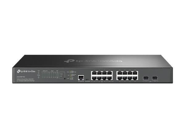 TP-Link Omada 16-Port 2.5G AND 2-Port 10GE SFP L2 Managed Switch - SG3218XP-M2