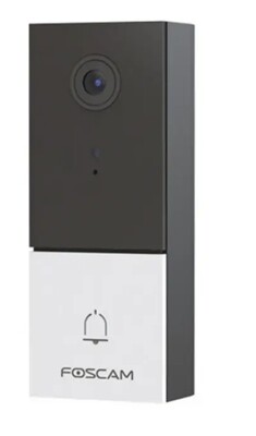 Foscam 4MP 2K Video Doorbell with AI Detection, ONVIF, Works with Google, Alexa - VD1