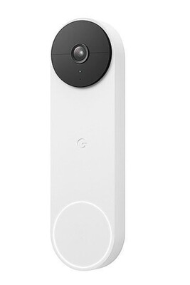 Google Nest Doorbell Battery, Battery Powered Video Doorbell, Snow