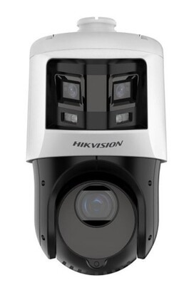Hikvision DS-2SE4C425MWG-E/26(F0) Pro TandemVu 6+4MP 25x Colorful IR Panoramic and PTZ Camera, White