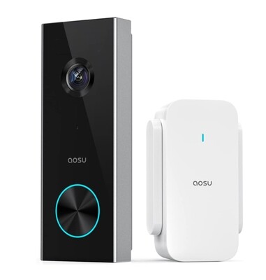 Aosu V8P 4MP Battery-Powered Wi-FI Smart Video Doorbell and Chime