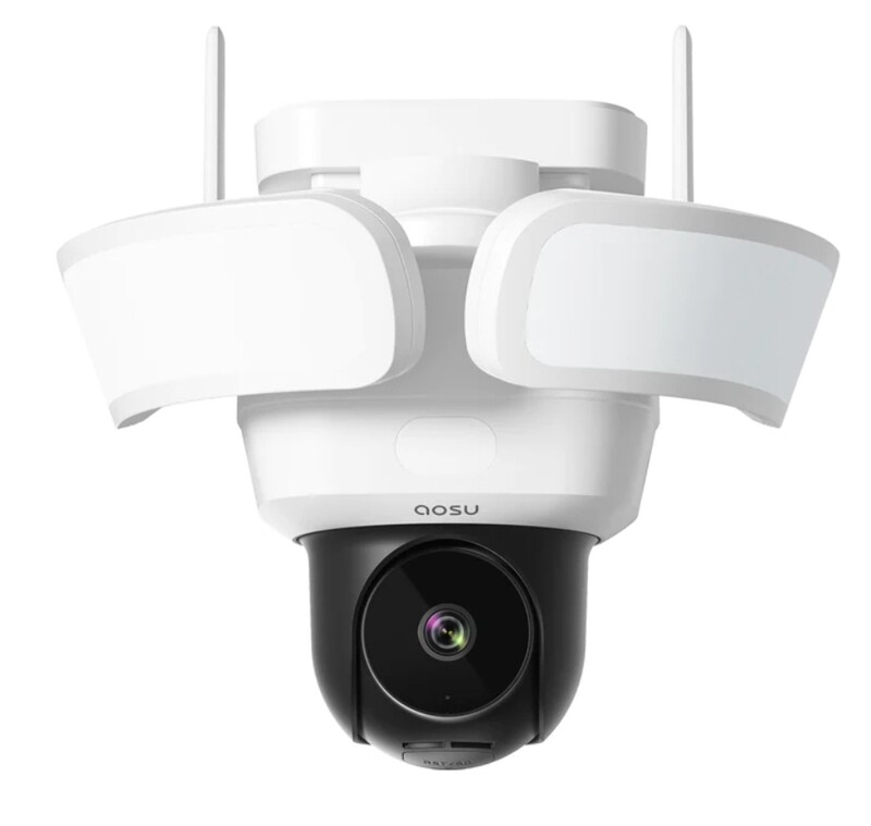 Aosu L5P 5MP Wireless Floodlight UHD PT Camera with Color Night Vision Smart AI