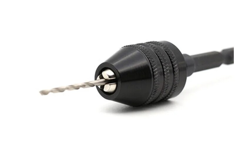 Multi Keyless Drill Chuck 0.3-3.6mm Conversion Tool 14 Hex Shank Quick Replace Adapter Chuck Converter for Electric Drill