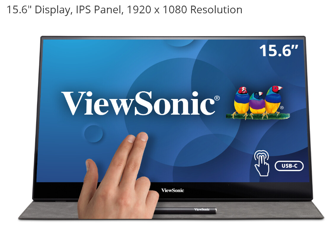 Viewsonic 15.6&quot; Display, IPS Panel, 1080P - TD1655