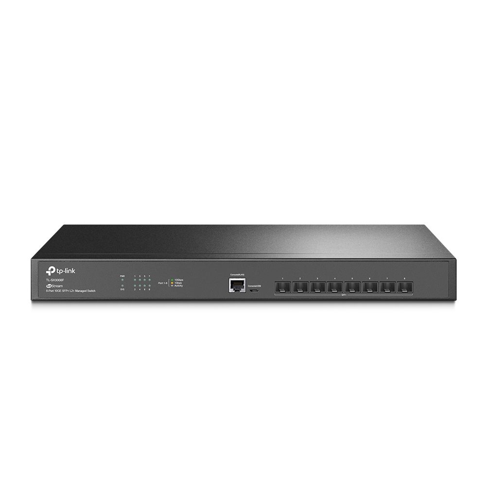 TP-Link Jetstream 8-Port 10GE SFP+ L2+ Managed Switch - SX3008F