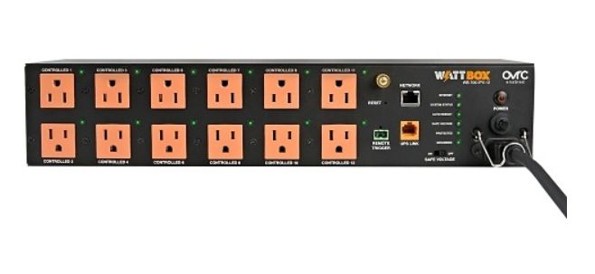 WattBox WB-700-IPV-12 IP Power Conditioner with OvrC Home, 12-Controlled Outlets