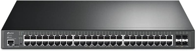 TP-Link JetStream 48-Port Gigabit,4-Port 10GE SFP+ L2+ Managed POE+ Switch - TL-SG3452XP