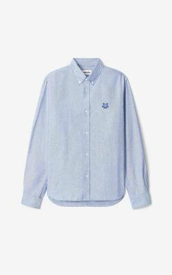 Kenzo | Shirt | FB55CH4001LD l.blauw
