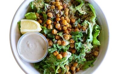 Harvest Clean Eats- Kale Caesar Salad (4)