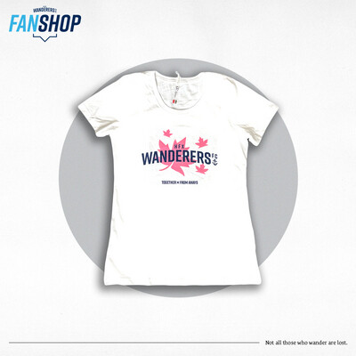 Maple Leaf T-Shirt Women's White/Pink