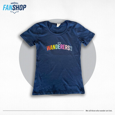 Rainbow T-Shirt Women's Navy