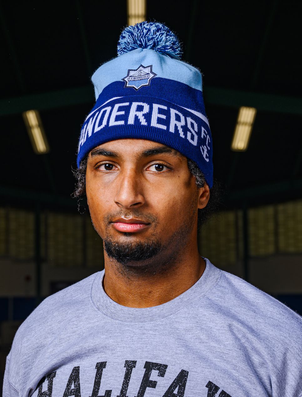 Tricolor Pom Pom Beanie