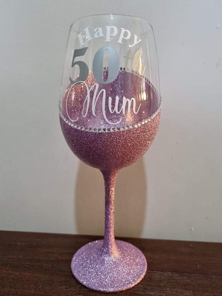 Cameo Sparkling Pink Wine Glass