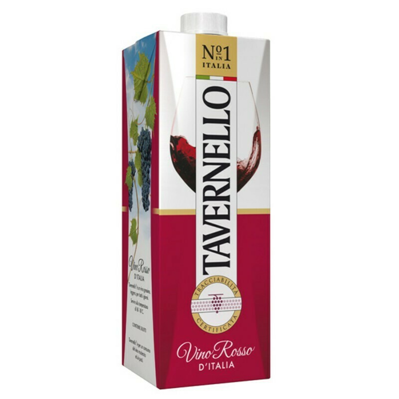 Tavernello rosso   Tetrapack  15 X 1L