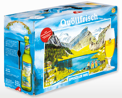Appenzeller Quöllfrisch   10 X 0.33CL