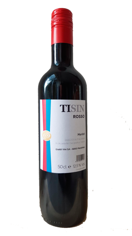 Merlot Tisin Rosso   15 X 0.50CL
