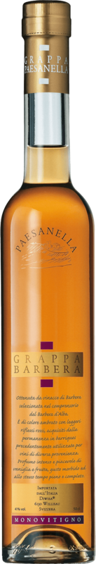 Grappa Paesanella Barbera  0.50CL
