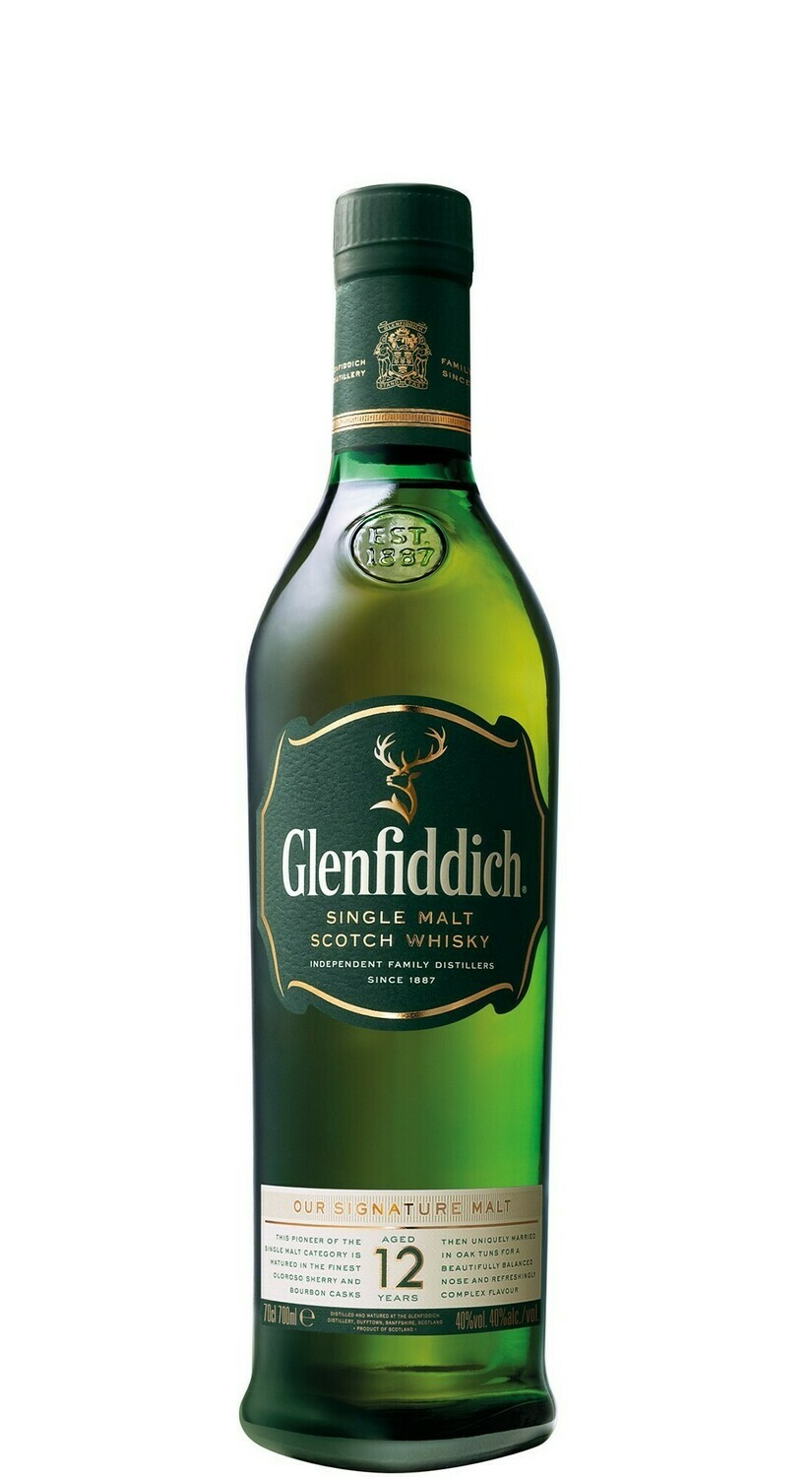 Whisky Glenfiddich 12 anni 0.70CL