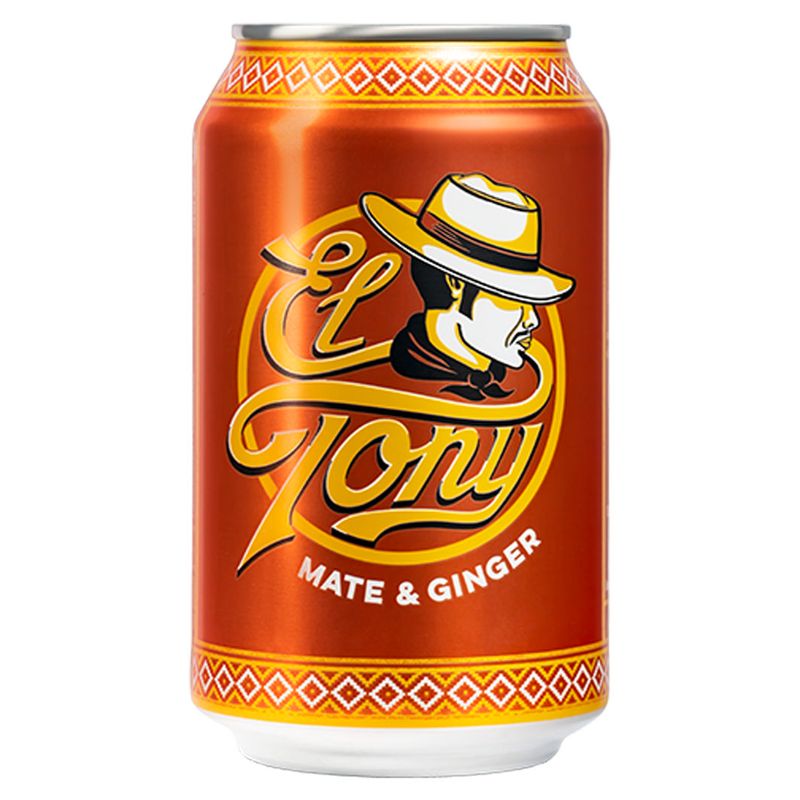 El Tony Mate &amp; ginger lattina 24x33 cl
