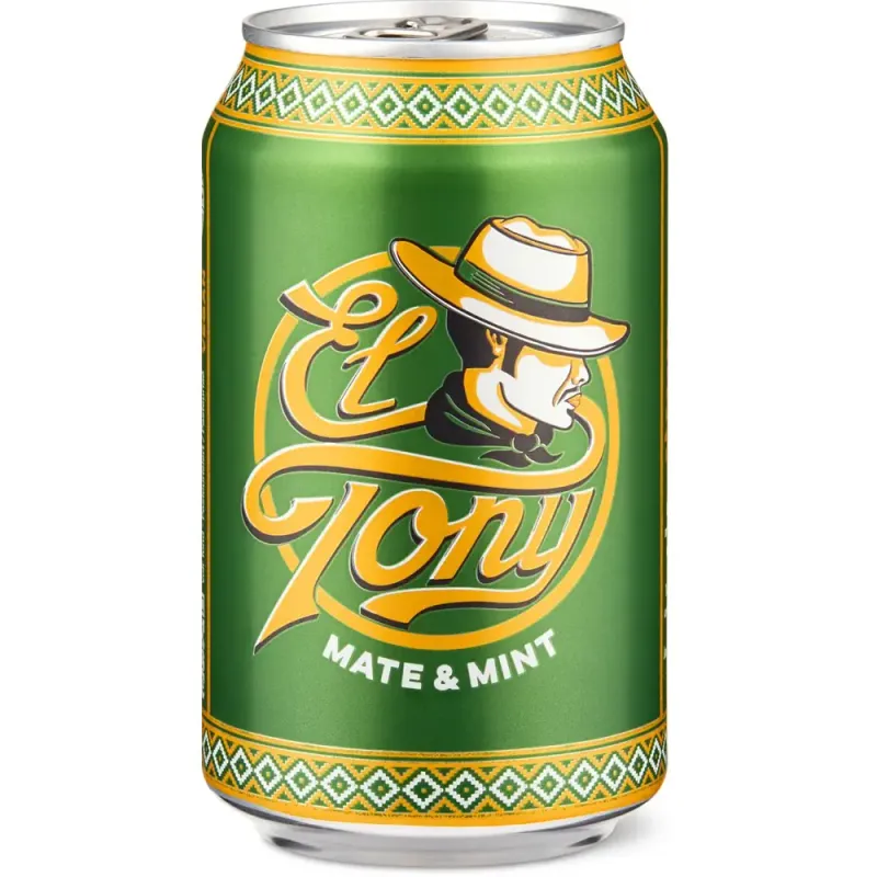 El Tony Mate &amp; menta lattina 24x33 cl