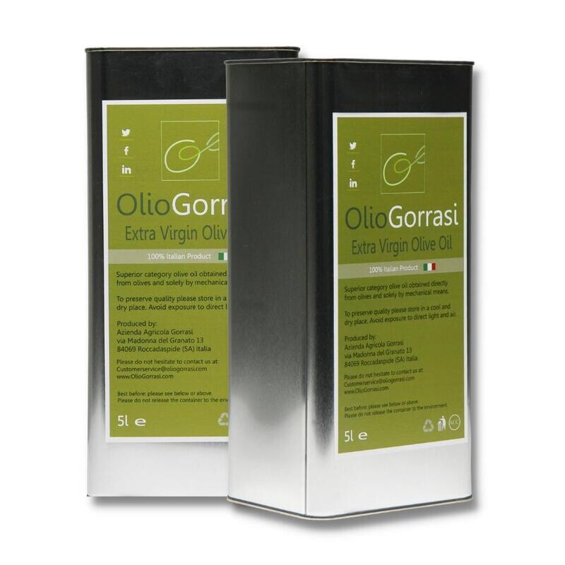 Extra Virgin Olive Oil - 10 liters - (2  5L cans)