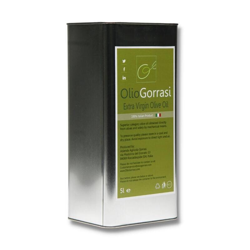 Extra Virgin Olive Oil - 5 litres - (1 5L can)