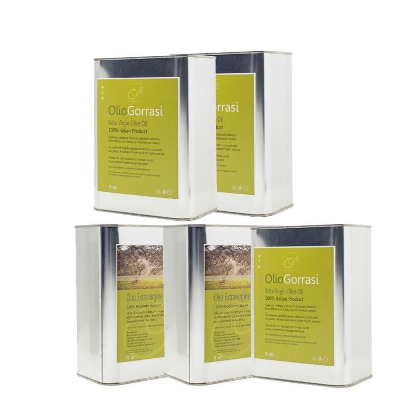 Extra Virgin Olive Oil - 10 liters - (5 2L cans)