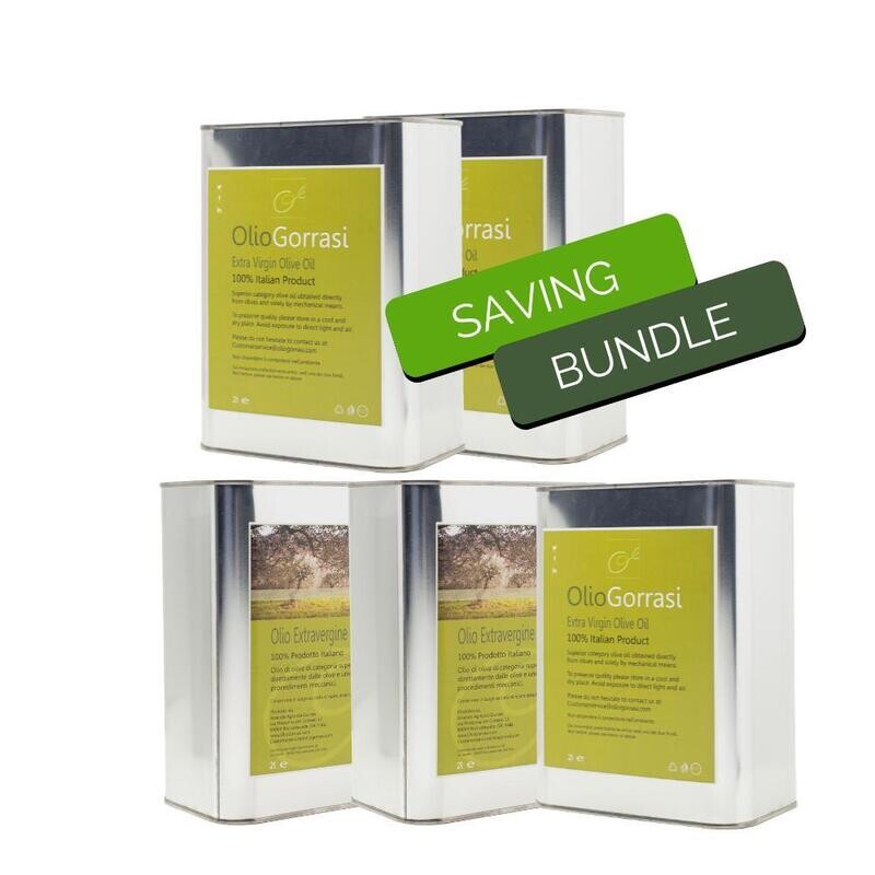 Extra Virgin Olive Oil - 10 liters - (5 2L cans)