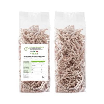 Whole wheat durum flour pasta - Five 500gr bags