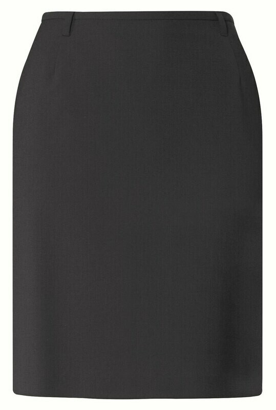 Rok marineblauw recht model