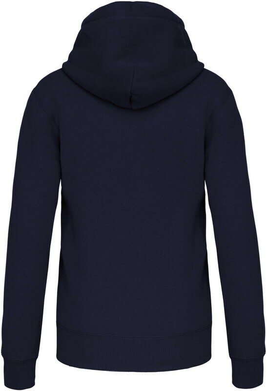 Hoodie marineblauw met schoollogo