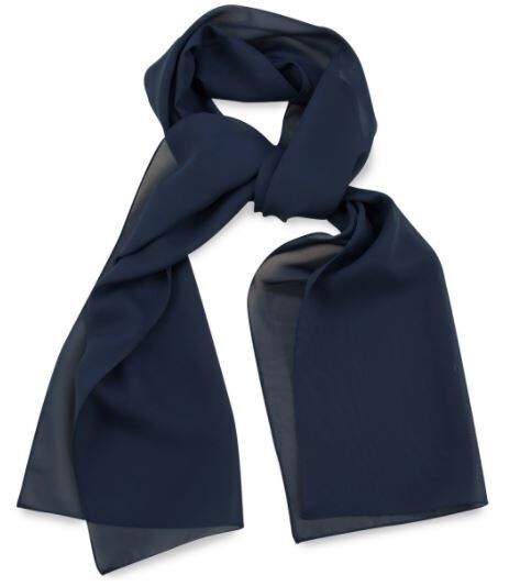 Marine blauwe sjaaltje