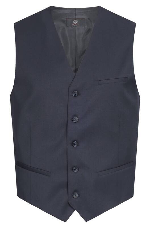 Herengilet marineblauw voor service