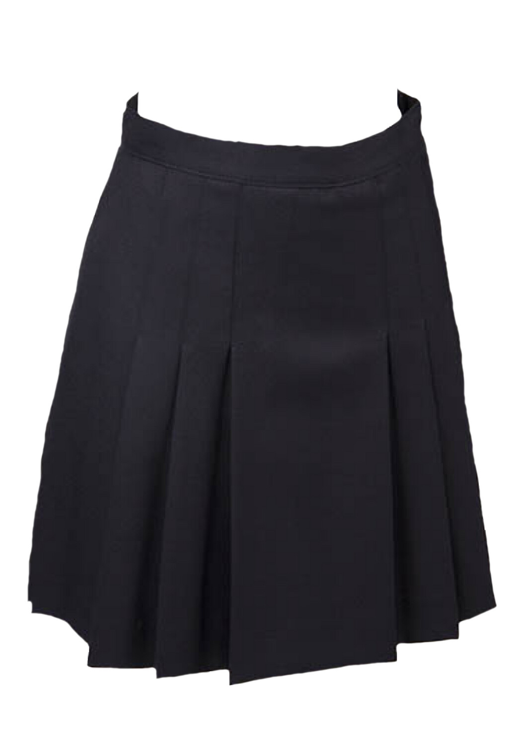 Rok marine met plooitjes